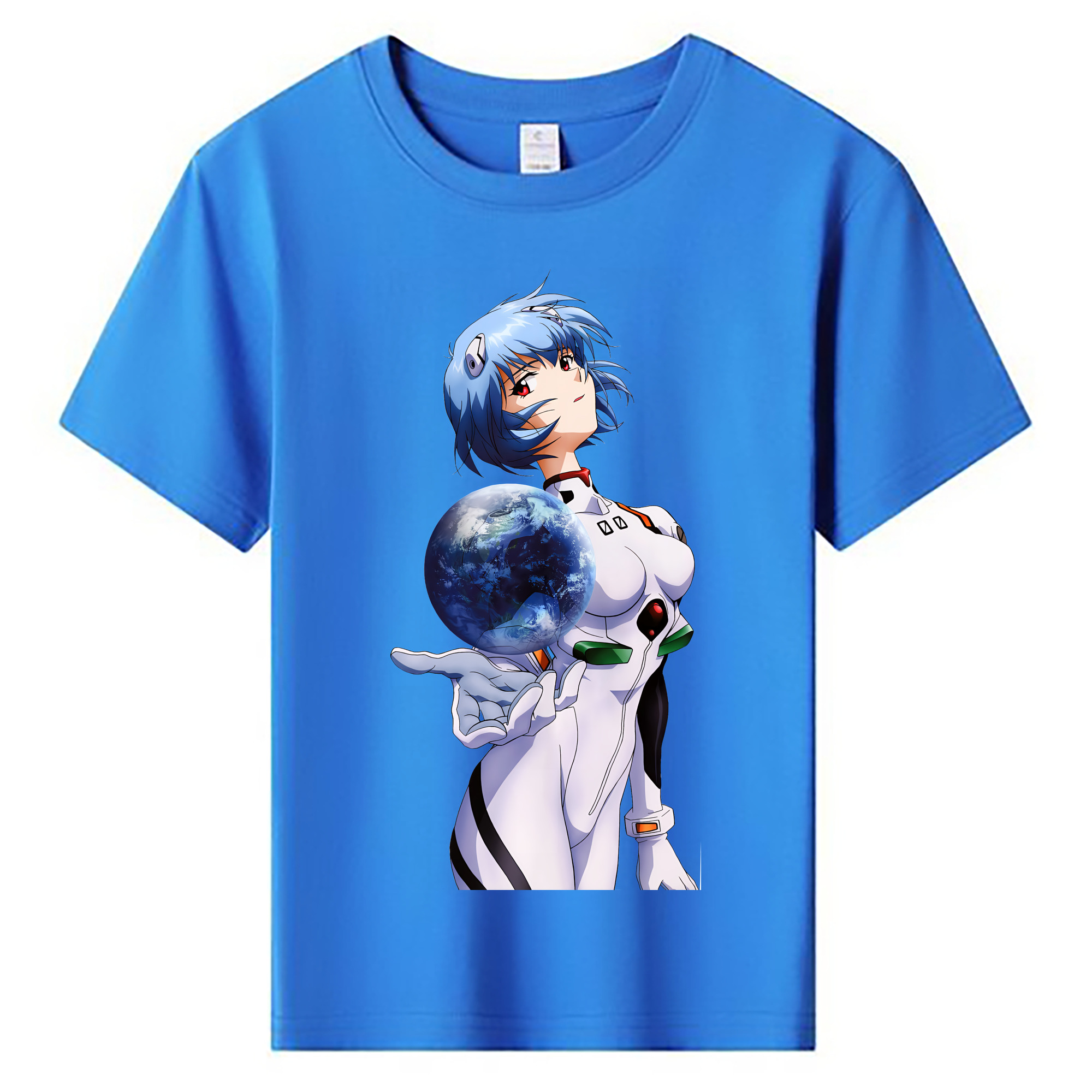 （画像用） EVA 新世紀エヴァンゲリオン 綿100％キッズTシャツ（フロントプリント）